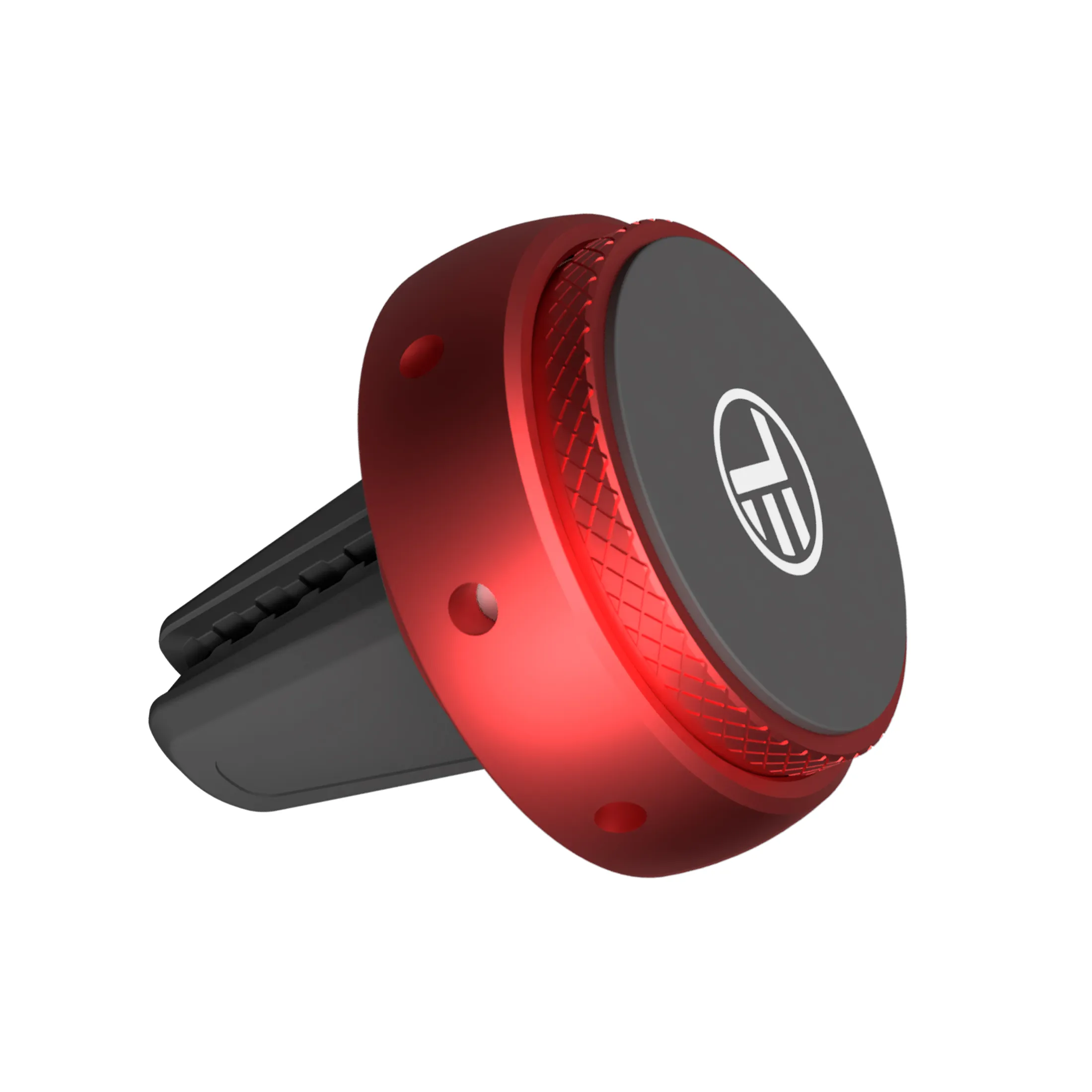 mobilux-tll171181 Tellur FreshDot Car Phone Holder Magnetic, Fragrance Kit Bubble Gum, Air Vent Mount Red