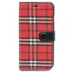 Tellur Book case Bimaterial for iPhone 7 black/red