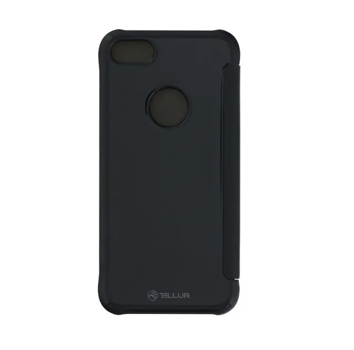 mobilux-tll185171 Tellur Book case Synthetic Leather with mirror for iPhone 8 black