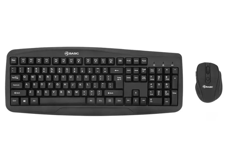 mobilux-tll491051 Tellur Basic Wireless Keyboard and Mouse Kit Black