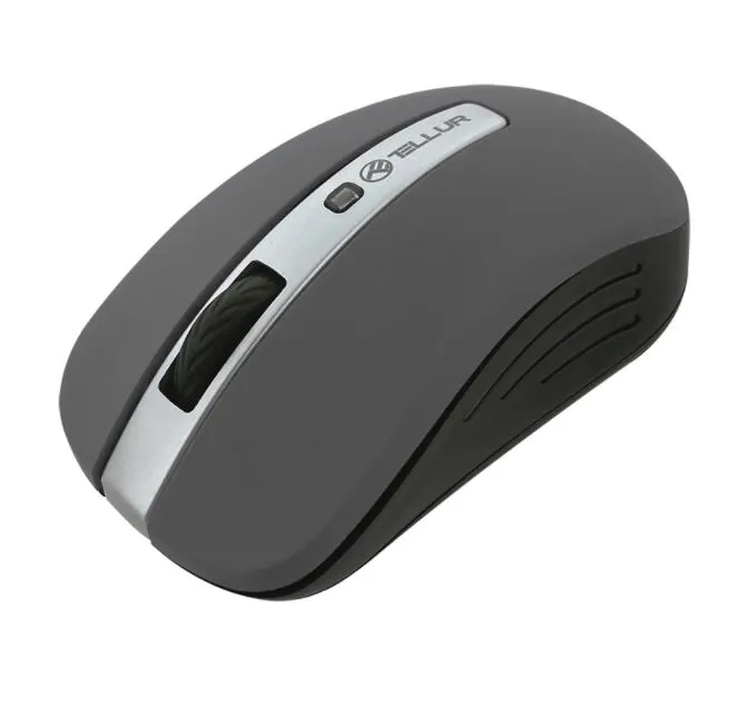 mobilux-tll491081 Tellur Basic Wireless Mouse, LED Dark Grey