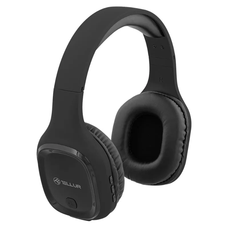 mobilux-tll511271 Tellur Bluetooth Over-Ear Headphones Pulse Black