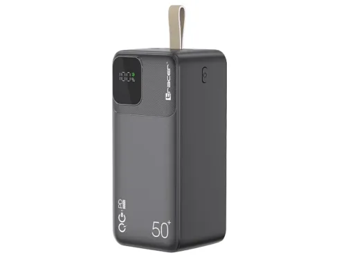 Tracer 47825 Prime-V5 50000mAh QC22.5W+PD20W Power Bank, Black