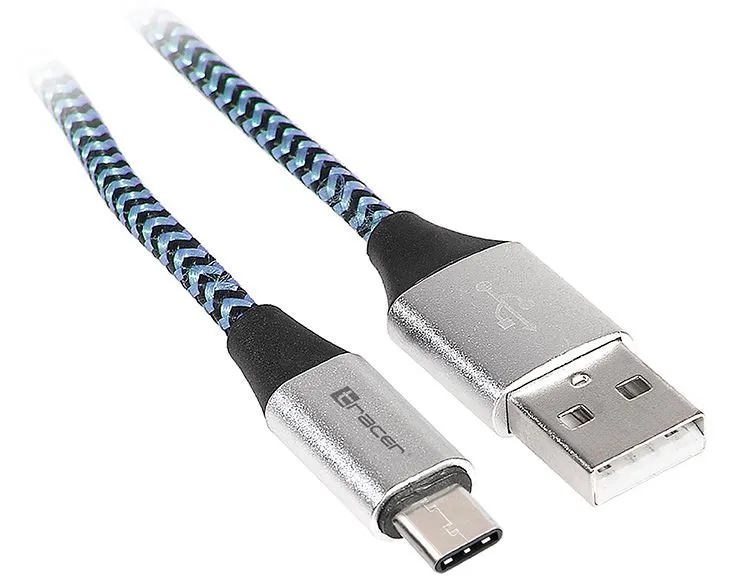 mobilux-trakbk46266 Tracer 46266 USB 2.0 Type C A Male 1m Black Blue