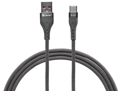 Tracer 47487 USB A – Type C M/M 1m  Cable Grey