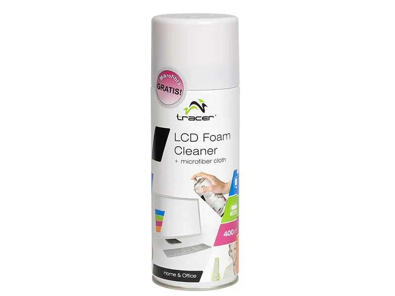 mobilux-trasro42106 Tracer 42106 LCD Foam Cleaner + Microfiber Cloth 400ml