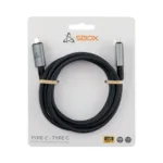 Sbox TYPE-C 240W 80 Gbps Type C – Type C M/M 1,2 m 16K/60Hz