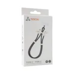 Sbox LANYARD BLACK Type-C -Type-C 1.5m Black