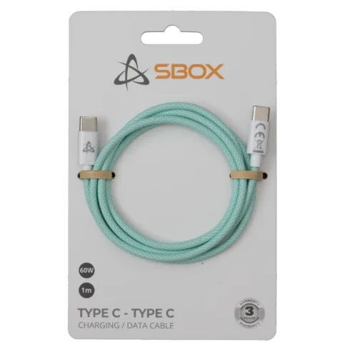 Sbox Type C – Type C M/M 1m green TYPEC-1-G