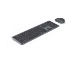 Hama U8173065 WKM-550 Multi Device Wireless Keyboard and Mouse Set with QWERTY Assist AI, Gray