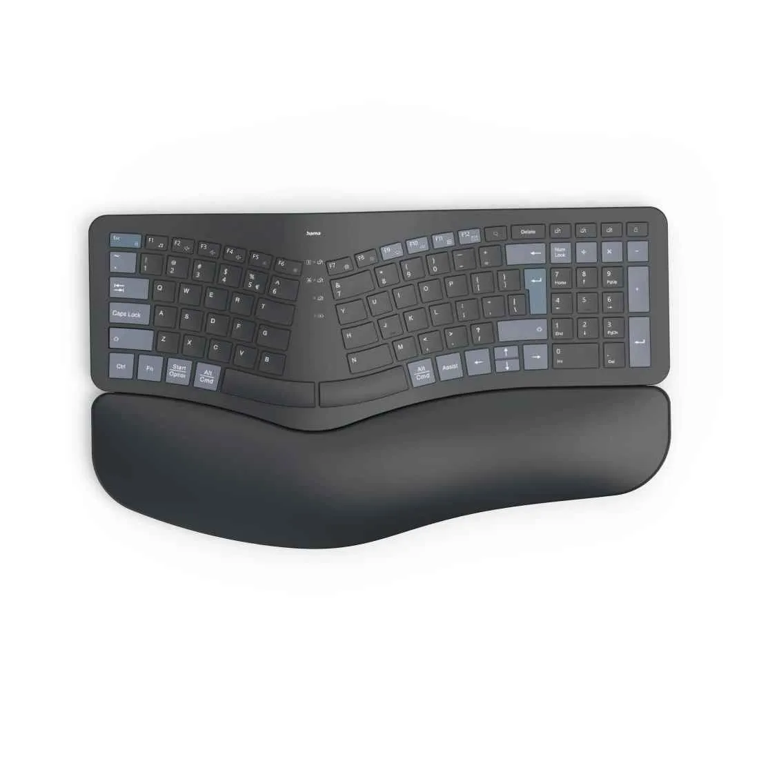 mobilux-u8173071 Hama U8173071 WKM-900 ERGO Ergonomic Keyboard, Black