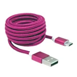 Sbox USB-10315P USB->Micro USB M/M 1.5m, Pitaya Pink