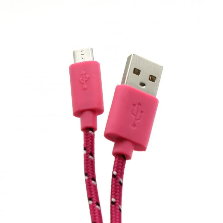 mobilux-usb-1031p Sbox USB-1031P USB->Micro USB 1M pink