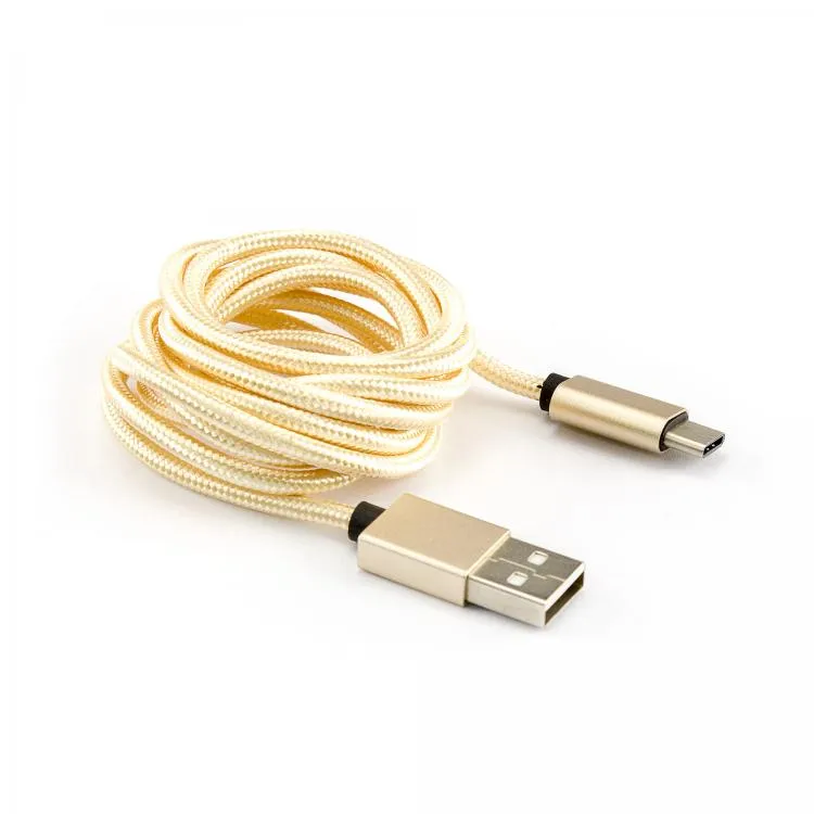 mobilux-usb-typec-15g Sbox USB-TYPEC-15G USB->Type C M/M 1.5m Fruity Gold