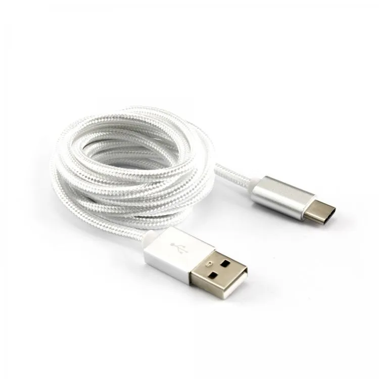 mobilux-usb-typec-15w Sbox USB-TYPEC-15W USB->Type C M/M 1.5m Coconut White