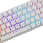 White Shark GK-002211V2  Wakizashi 2 White US Red Switches