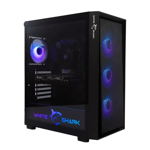 White Shark GCC-2401 Warhead-3 Black 4 Fans 12cm RGB