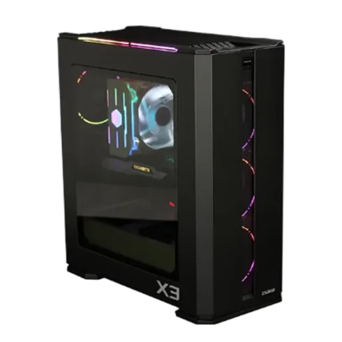 Zalman X3 BLACK ATX, ARGB fan x4, T/G