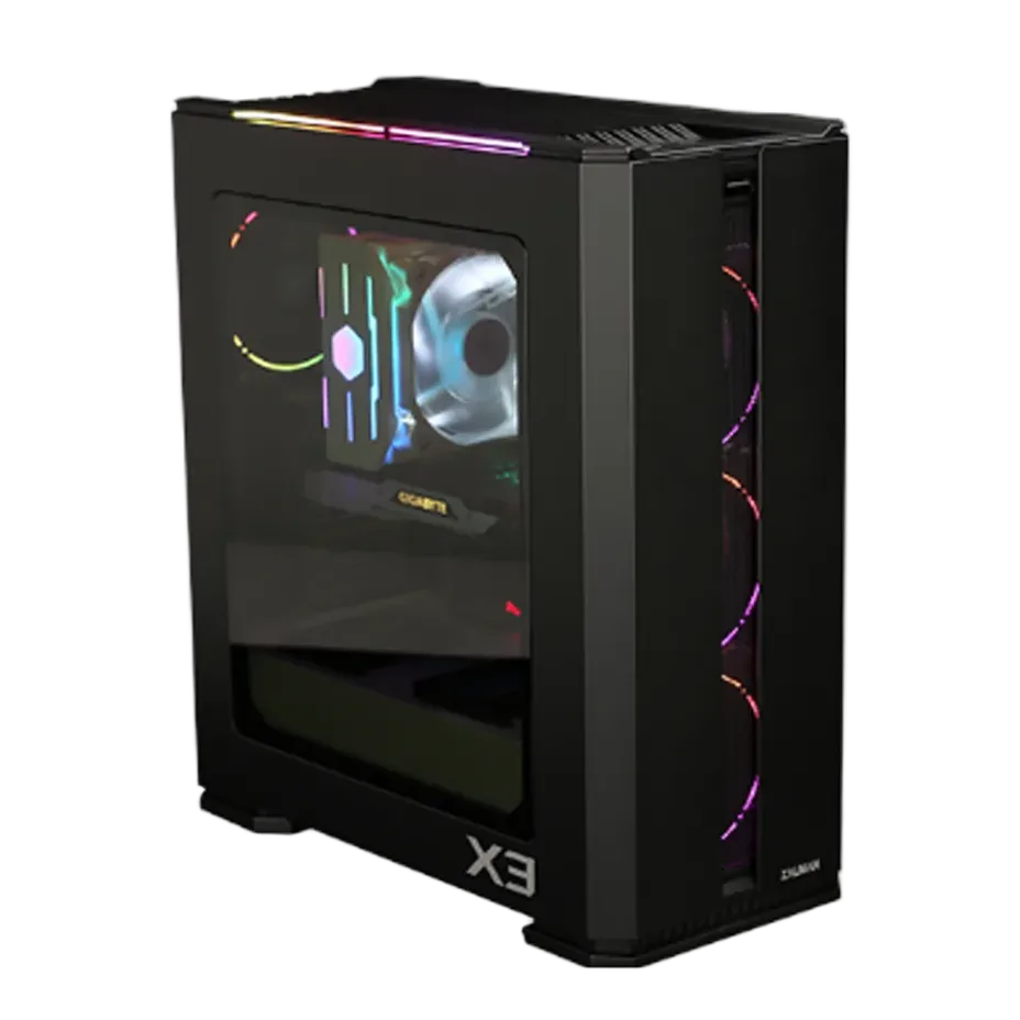 mobilux-x3-black Zalman X3 BLACK ATX, ARGB fan x4, T/G