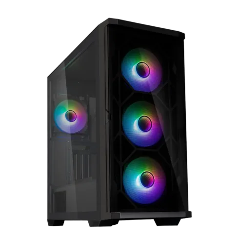 Zalman Z10 DUO ATX ZM-IF120 x4 Black