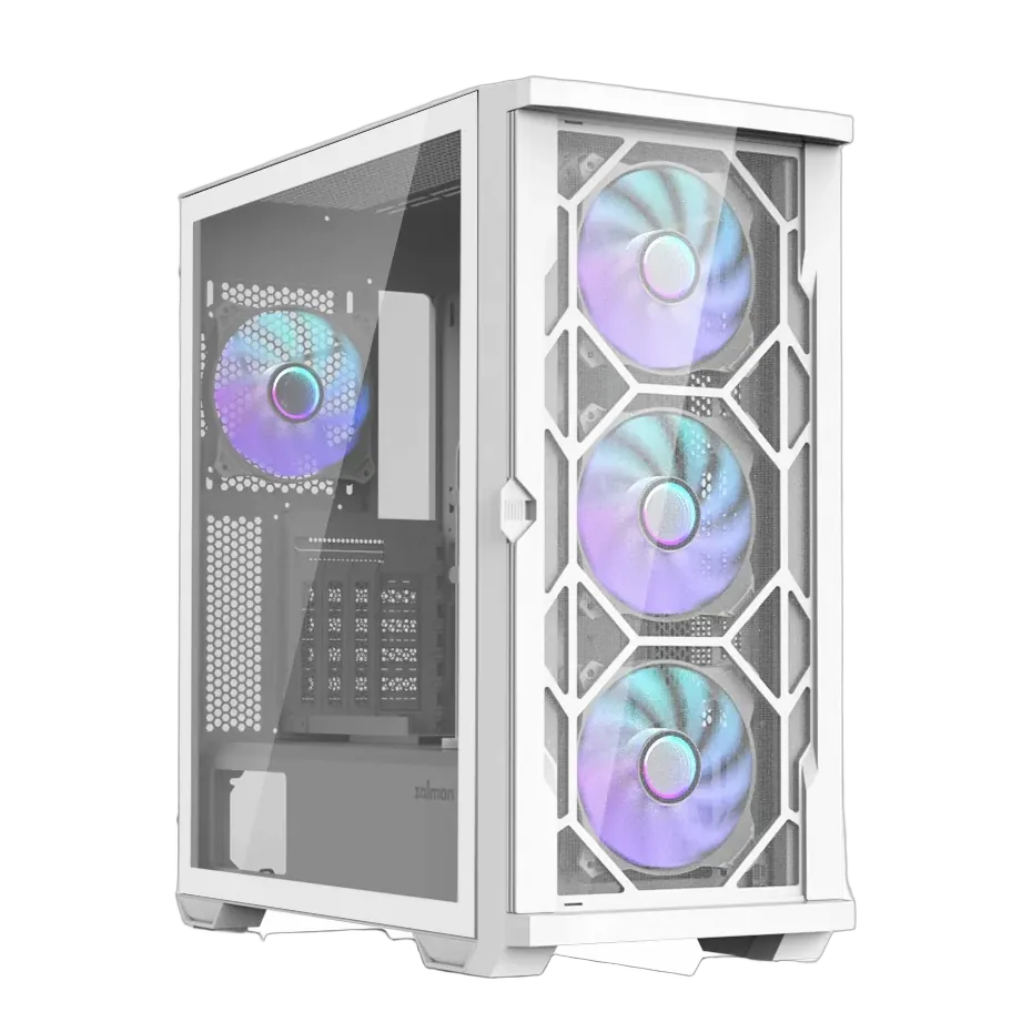 mobilux-z10-duo-white Zalman Z10 DUO ATX ZM-IF120 x4 White