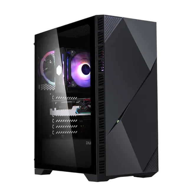 mobilux-z3-iceberg-black Zalman Z3 Iceberg Black ATX,T/G,ARGB Fan x 2