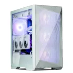 Zalman Z9 Iceberg MS ATX ARGB fan.x4, White