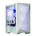 Zalman Z9 Iceberg MS ATX ARGB fan.x4, White
