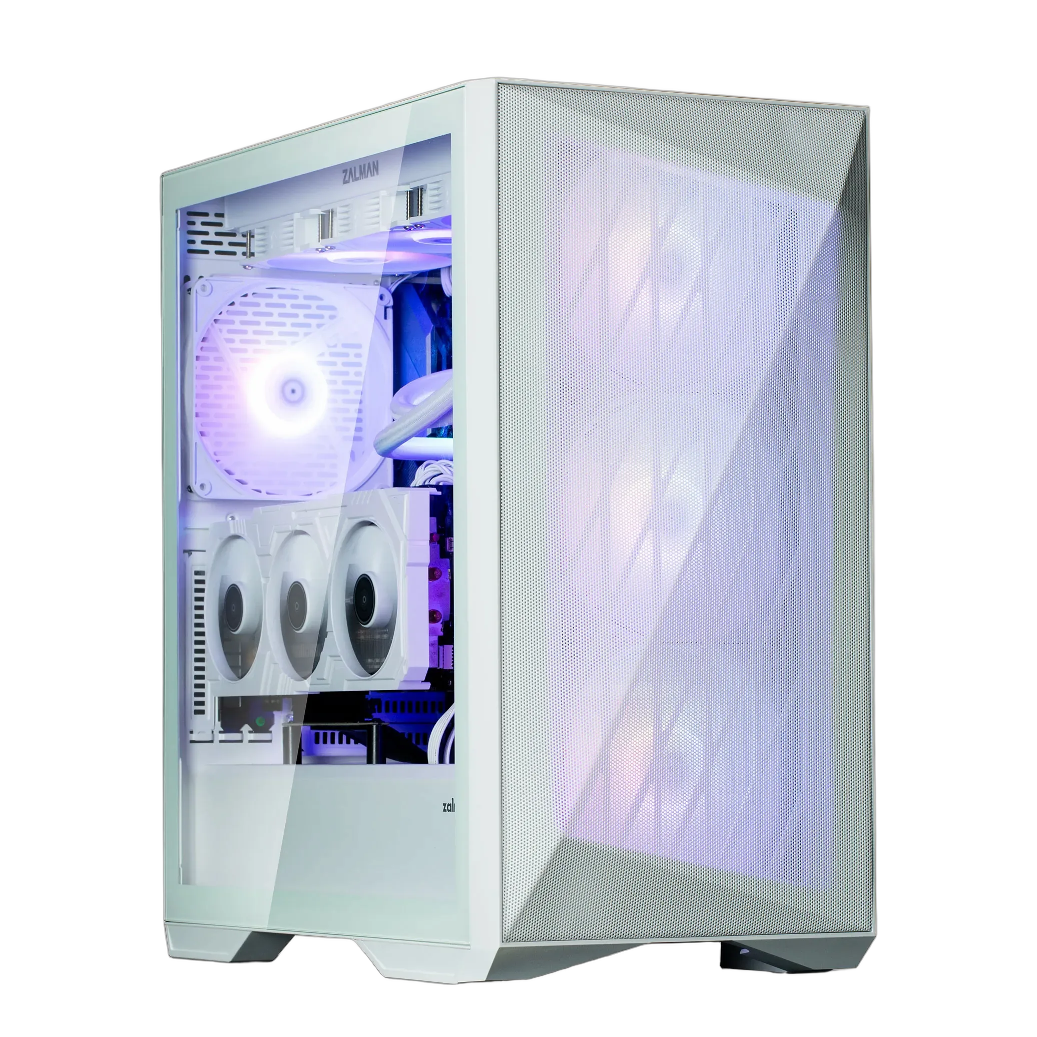 mobilux-z9-iceberg-ms-white Zalman Z9 Iceberg MS ATX ARGB fan.x4, White