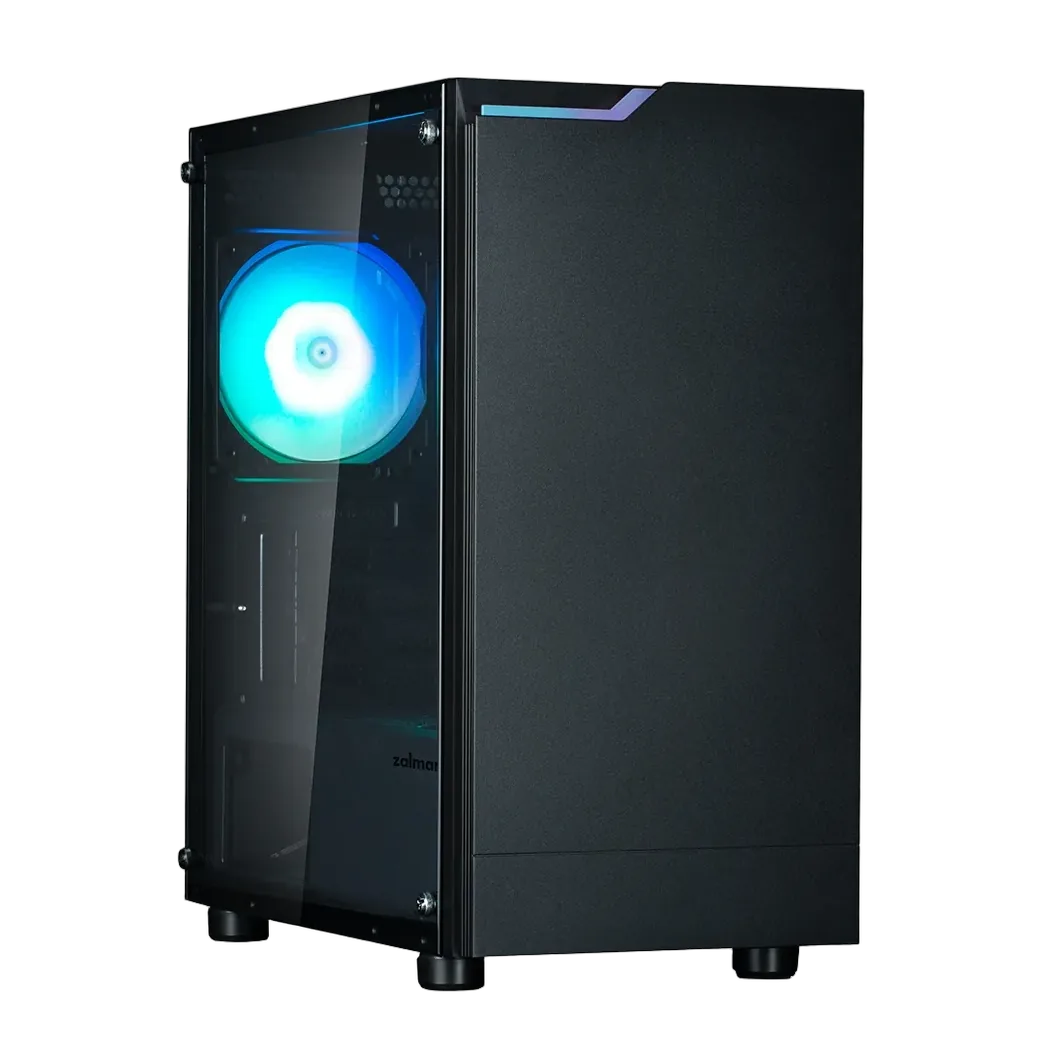 mobilux-zm-t4-plus-black Zalman T4 Plus Black Mini Tower Case, 120mm ARGB Fan x1
