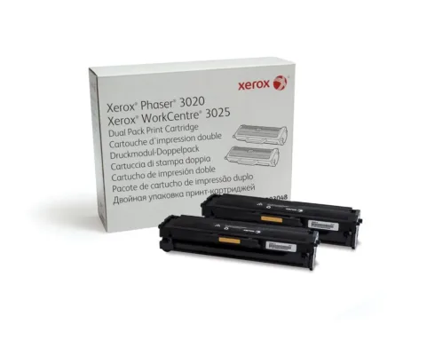 XEROX Phaser 3020 / WorkCentre 3025 Dual Pack Print Cartridge