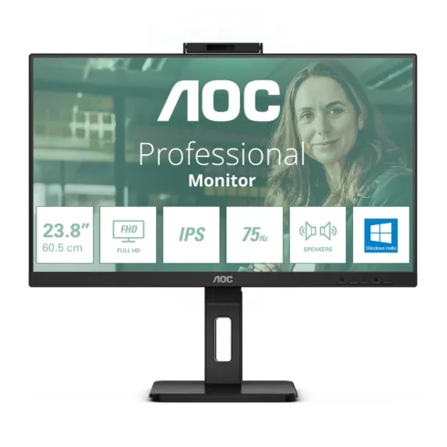 AOC 60.5cm (23.8") 24P3CW 16:09 HDMI+DP+USB-C IPS WebCam retail