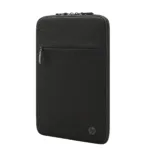 HP Business 14.1 Laptop Sleeve, RFID & Bluetooth tracker Pocket, Sanitizable – Black