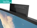 HP RENEW RENEW SILVER HP E34m G4 Curved Conferencing Monitor – 34″ 3440×1440 WQHD 400-nit 75Hz AG, Curved, VA, USB-C(65W)/HDMI/DisplayPort, 4x USB-A, speakers, 5MP webcam, RJ-45 LAN, height adjustable/tilt/swivel, 1 years