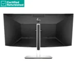 HP RENEW RENEW SILVER HP E34m G4 Curved Conferencing Monitor – 34″ 3440×1440 WQHD 400-nit 75Hz AG, Curved, VA, USB-C(65W)/HDMI/DisplayPort, 4x USB-A, speakers, 5MP webcam, RJ-45 LAN, height adjustable/tilt/swivel, 1 years