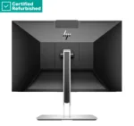 HP RENEW RENEW SILVER HP E27m G4 QHD Charging Conferencing Monitor – 27″ 2560×1440 QHD 300-nit 75Hz AG, IPS, USB-C(65W)/HDMI/DisplayPort/DisplayPort-out, 4x USB-A, speakers, 5MP webcam, RJ-45 LAN, height adjustable/tilt/swivel/pivot, 1 years