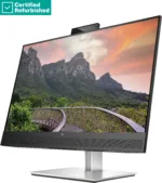 HP RENEW RENEW SILVER HP E27m G4 QHD Charging Conferencing Monitor – 27″ 2560×1440 QHD 300-nit 75Hz AG, IPS, USB-C(65W)/HDMI/DisplayPort/DisplayPort-out, 4x USB-A, speakers, 5MP webcam, RJ-45 LAN, height adjustable/tilt/swivel/pivot, 1 years