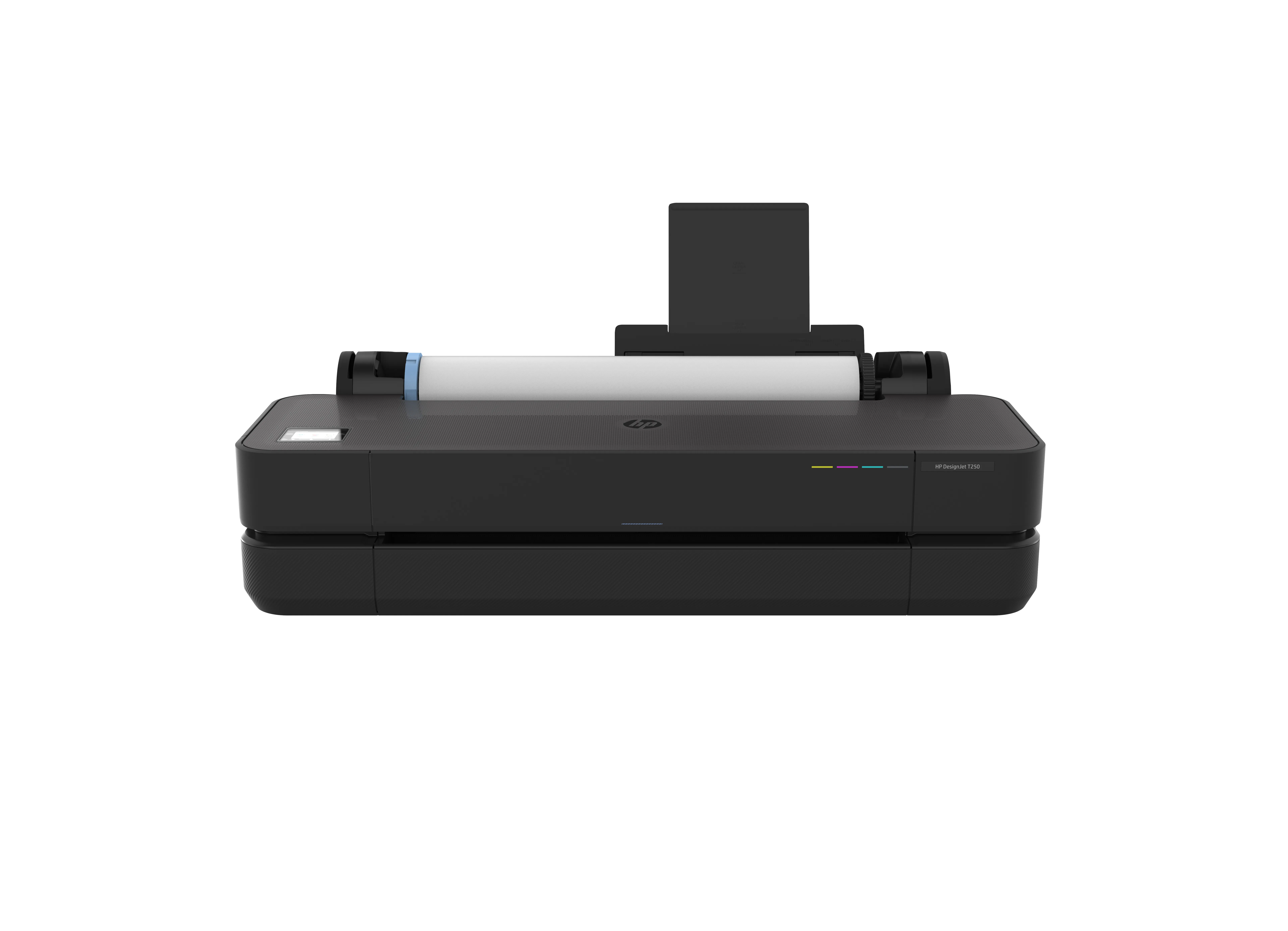 td-5hb06db19 HP DesignJet T250 Printer/Plotter 2025 edition – 24” Roll/A4,A3,A2,A1 Color Ink, Print, Sheet Feeder, Auto Horizontal Cutter, LAN, WiFi, 30 sec/A1 page, 76 A1 prints/hour, 2 years