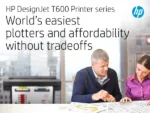 HP DesignJet T650 Printer/Plotter 2025 edition – 24″ Roll/A4,A3,A2,A1 Color Ink, Print, Auto Sheet Feeder, Auto Horizontal Cutter, LAN, WiFi, 26 sec/A1 page, 81 A1 prints/hour, with Stand, 2 years