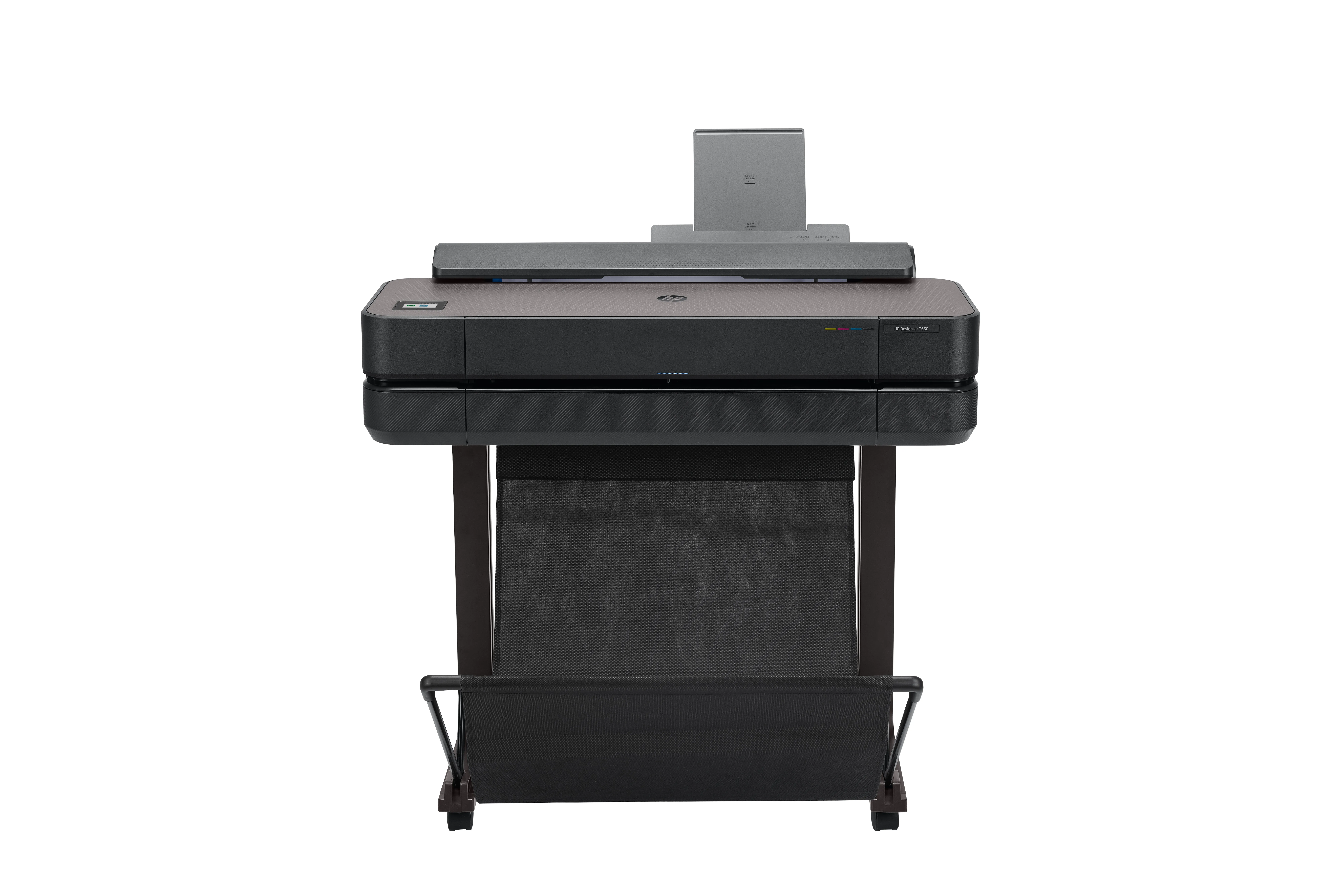 td-5hb08db19 HP DesignJet T650 Printer/Plotter 2025 edition – 24″ Roll/A4,A3,A2,A1 Color Ink, Print, Auto Sheet Feeder, Auto Horizontal Cutter, LAN, WiFi, 26 sec/A1 page, 81 A1 prints/hour, with Stand, 2 years