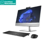HP RENEW RENEW SILVER HP Elite 840 G9 AIO All-in-One 24 – i5-12500, 16GB, 1TB SSD, 23.8 FHD Non-Touch AG, Height Adjustable, Win 11 Pro, 1 years