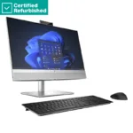 HP RENEW RENEW SILVER HP Elite 840 G9 AIO All-in-One 24 – i5-12500, 16GB, 1TB SSD, 23.8 FHD Non-Touch AG, Height Adjustable, Win 11 Pro, 1 years