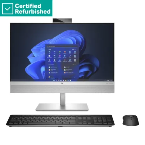 HP RENEW RENEW SILVER HP Elite 840 G9 AIO All-in-One 24 – i5-12500, 16GB, 1TB SSD, 23.8 FHD Non-Touch AG, Height Adjustable, Win 11 Pro, 1 years