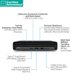 HP RENEW RENEW SILVER HP Elite 800 G9 Mini – i7-14700, 16GB, 512GB SSD, Win 11 Pro, 1 years