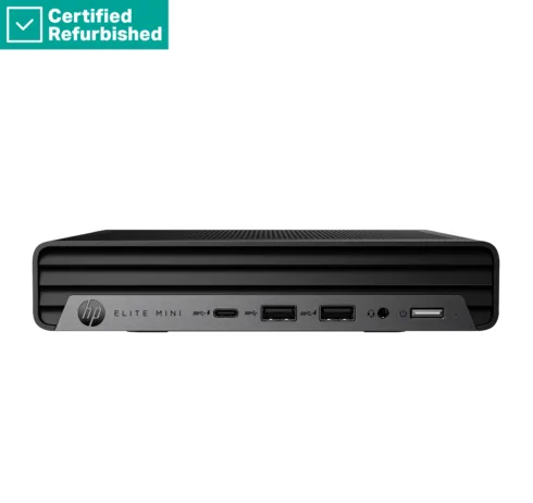 HP RENEW RENEW SILVER HP Elite 800 G9 Mini – i5-14500T, 8GB, 256GB SSD, USB Mouse, Win 11 Pro, 1 years