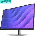 HP RENEW RENEW SILVER HP E27q G5 QHD Monitor – 27″ 2560×1440 QHD 350-nit 75Hz AG, IPS, HDMI/DisplayPort, 4x USB-A, height adjustable/tilt/swivel/pivot, 1 years