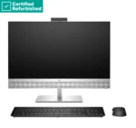 HP RENEW RENEW SILVER HP Elite 870 G9 AIO All-In-One 27 – i7-13700, 16GB, 1TB SSD, 27 QHD Touch AG, Height Adjustable, No Mouse, DOS, 1 years
