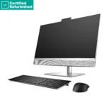 HP RENEW RENEW SILVER HP Elite 870 G9 AIO All-In-One 27 – i7-13700, 16GB, 1TB SSD, 27 QHD Touch AG, Height Adjustable, No Mouse, DOS, 1 years