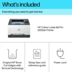 HP Color LaserJet Pro 3202dn Printer – A4 Color Laser, Print, Auto-Duplex, LAN, 25ppm, 150-2500 pages per month (replaces M255dw)