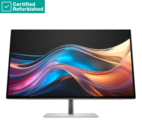 HP RENEW RENEW SILVER HP 727pq Series 7 Pro QHD Monitor – 27″ 2560×1440 QHD 400-nit 120Hz AG, IPS Black HDR 400, USB-C(15W)/HDMI/DisplayPort Daisy-Chain, 3x USB-A, height adjustable/tilt/swivel/pivot, 1 years (replaces Z27q G3)